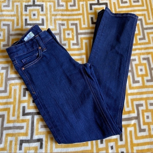 GAP Denim - Gap Womens Blue Bootcut Jeans Straight Leg 25 Regular Casual Denim Outdoor